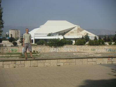 16: Me in front of the opera in Skopje