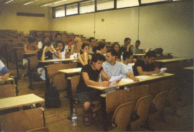 1: Greek lesson, in the law school.