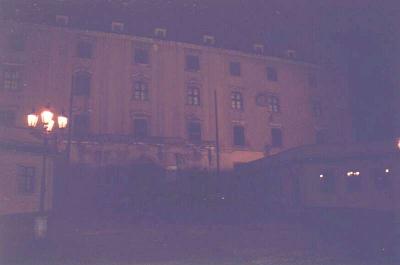 14: A bit dark, but still visible: the castle of Bratislava.