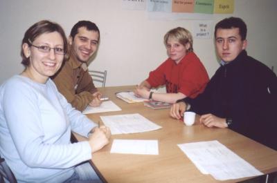 33: Andrei and Karolina playing the European Commission: Michal and Sophie longing for their support.