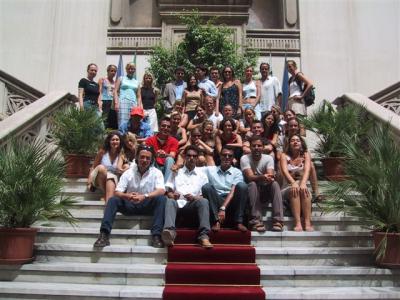 1: The SU-group at the City Hall(do U like my shoe!?)