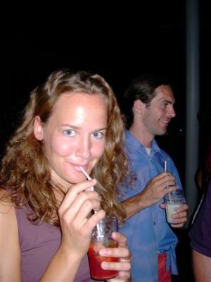 44: ...Silke drinking...