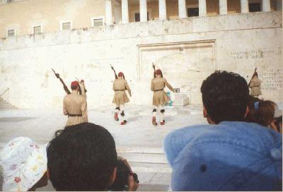 15: Change of the guards in front of the parliament