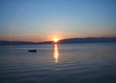 107: Sunset in Ohrid