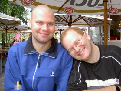 1: Gunnar and Andreas... the pisoglentises show ;)