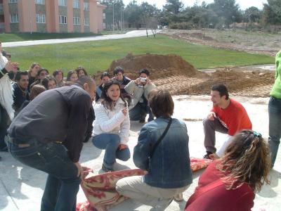 63: first day, ice-breaking games!