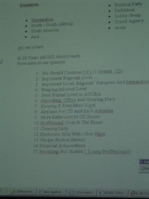 135: Result of the case work! suggestion for improving the network and CD house! ohh yeah "Plane" is a good idea!:)