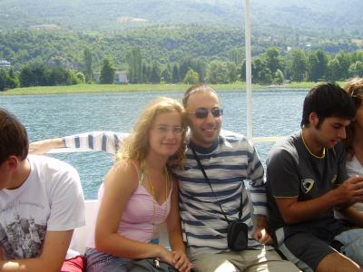 9: Vassil and Renata on the boat trip :)