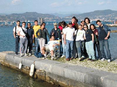 2: Group on the pier