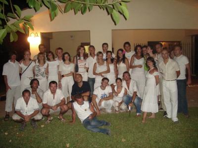 6: Group pic in front of Luis' house