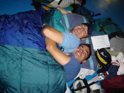 40: Ready to sleep: Luis and Pabliu