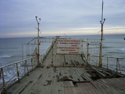 46: Black Sea pier in Odesa