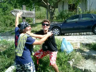 8: (AC...CESSO)Entrance at WWF Natural Park of Morigerati...