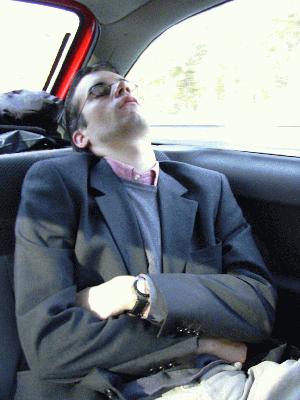 1: Rory sleeping on the way to Gdansk