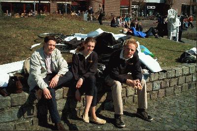 6: People enjoying the nice weather.