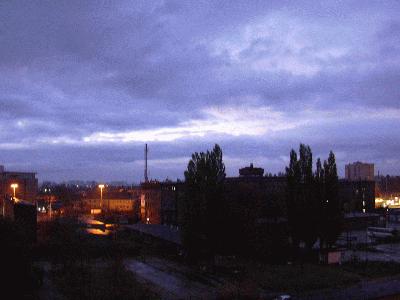 39: View on Gdansk after returning home from the European Night