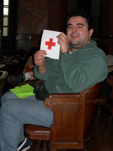 60: Luca Falcone of the Red Cross Working Group.