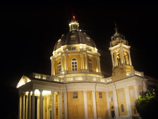 1: Superga, on the top of the hill over Torino