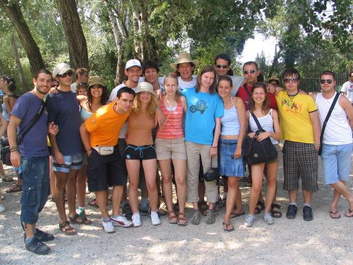 13: A photo before Ancient Olimpia