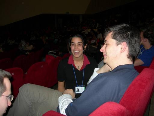 53: Jessica, kneeling in front of Patrick Reuter, asking him to marry her.