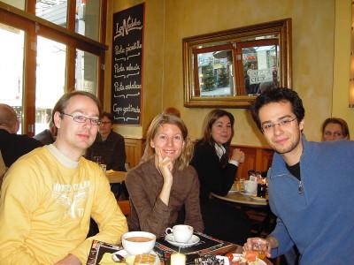 11: Me, Maria and Chris having great lunch is Bar Celona on Sunday