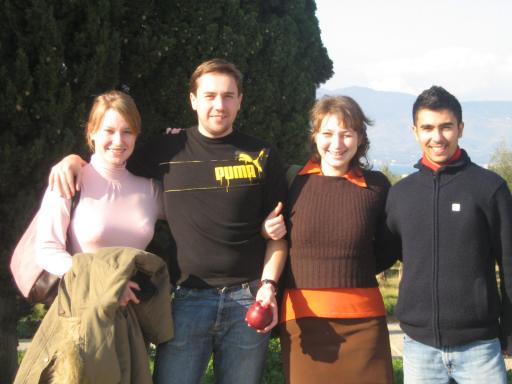 23: Dorota, Marius, Maria and Me (the bridge should have been in the backview- who took the pic!!??)