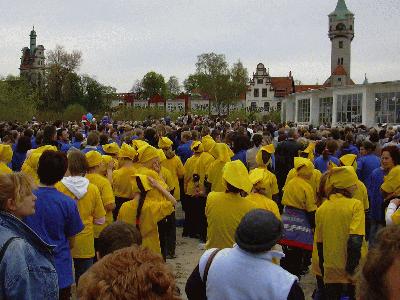 13: Making of the photo of the people in Sopot