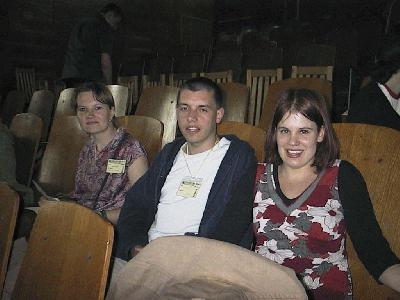 8: Sitting between Antje and Barbara