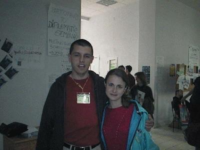 22: Mihaela and me (Mihaela is one of the great organizers of the Agora!)