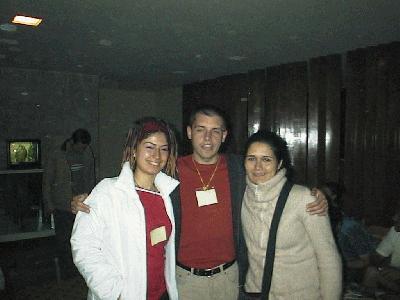 38: Didem, Aysegul and me of the turkish delegation (me included as I applied for membership of the turkish delegation and was even accepted! ;)