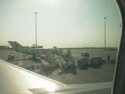 41: Waiting for take-off at the airport in Bucharest