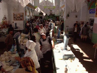 8: Next day, city rally, getting local prices at the Cheese market.