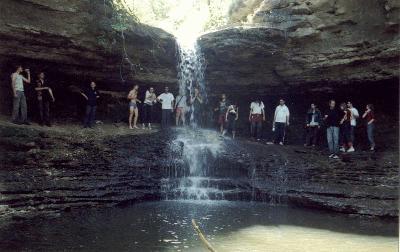 16: Some people even had a bath in the water fall