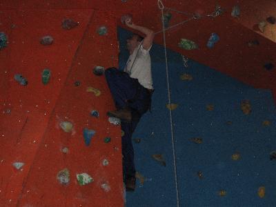 4: Fernando climbing