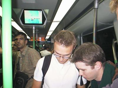 4: There are TVs in Madrid's Metro