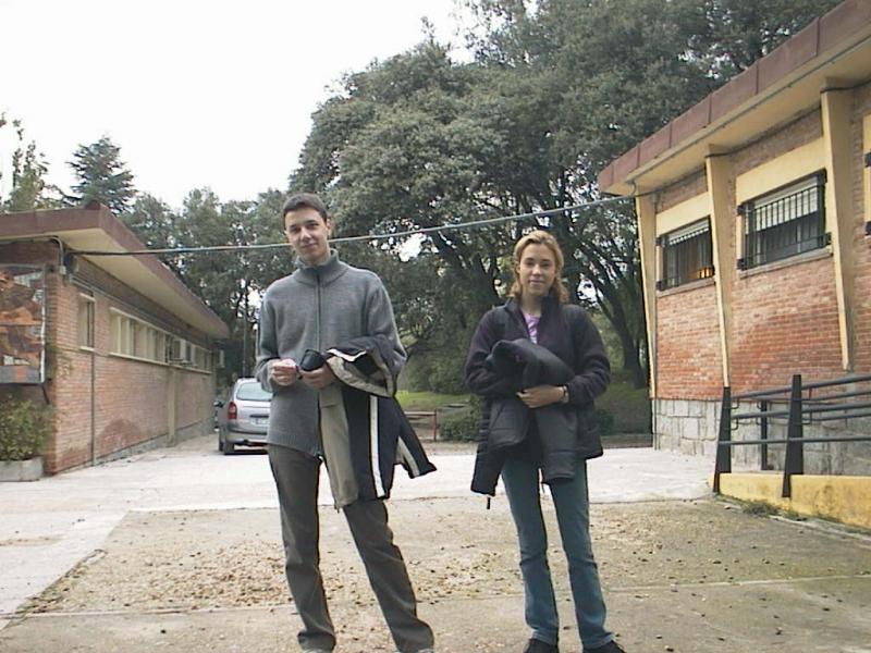 Fall Agora 2003 (22.10.2003 - 26.10.2003) - Pre-event in Madrid - 19: Mirko und Rushka from AEGEE Novi Sad