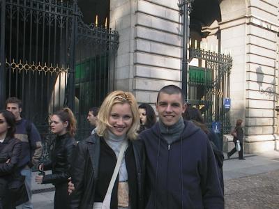 60: Jelena and me in front of the palace