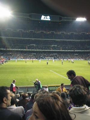 79: Madrid's football stadium is huge